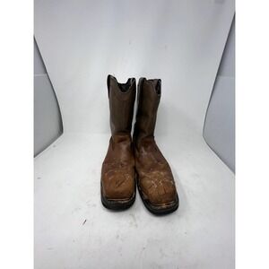 Cat Men's Hudson EH Steel Toe Cowboy Work Boots Mens 9.5
